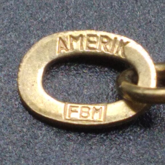 Vintage AMERIK FMB Pierced Gold Plated Beads 26'' Necklace - Picture 3 of 4